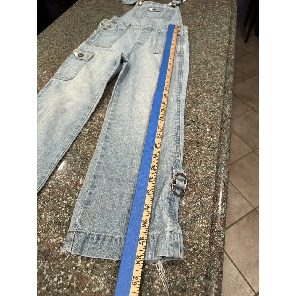 Vintage Old Navy Blue Jeans Straight Leg Carpenter  Overalls‎ Y2K 90's Unisex 6